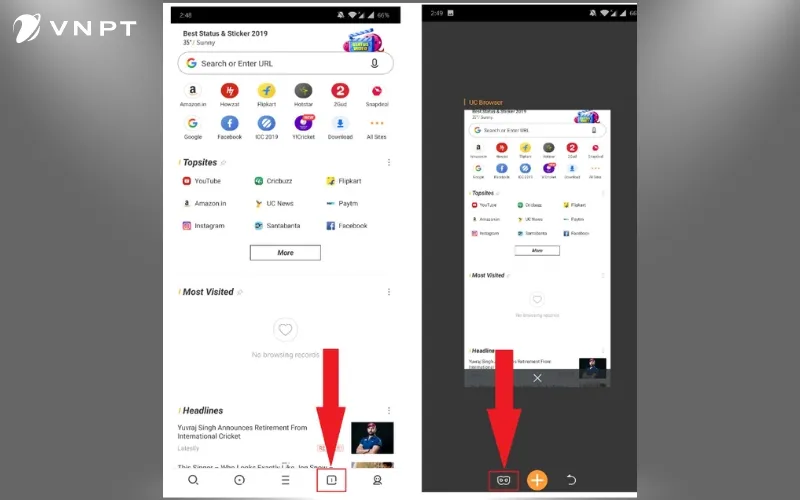 Mở tab ẩn danh bằng trình duyệt UC Browser nhanh chóng trên điện thoại Android, đồng thời cần cân nhắc các biện pháp bảo mật toàn diện