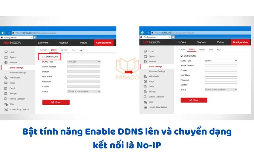 Cài đặt DDNS trên đầu ghi Hikvision
