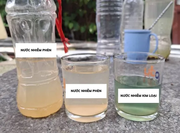 Bể lọc nước giếng khoan cải thiện chất lượng nước sinh hoạt gia đình