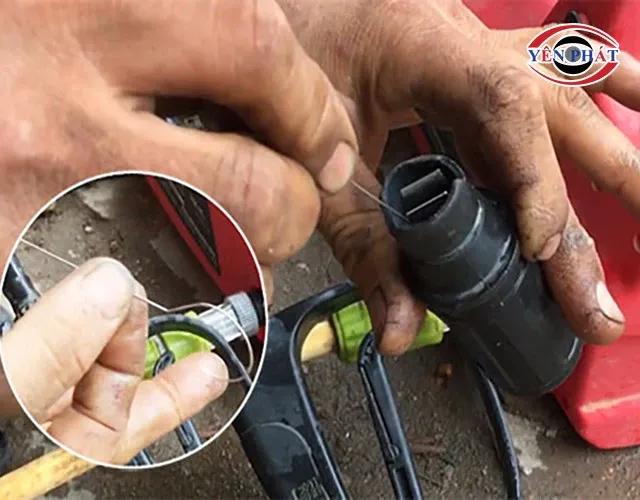 béc phun bị tắc