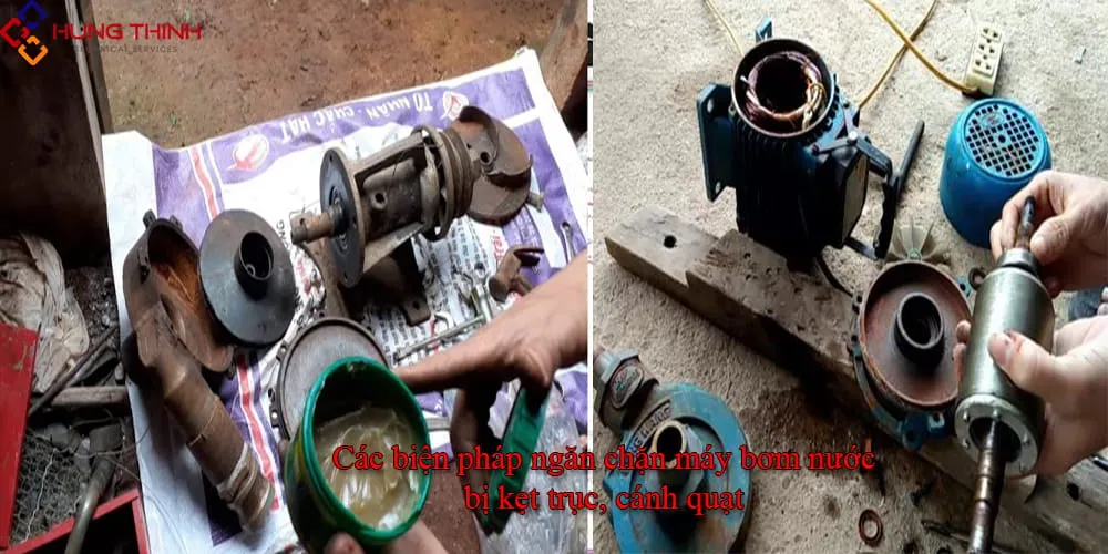 Một số biện pháp ngăn ngừa máy bơm bị kẹt cánh quạt hiệu quả