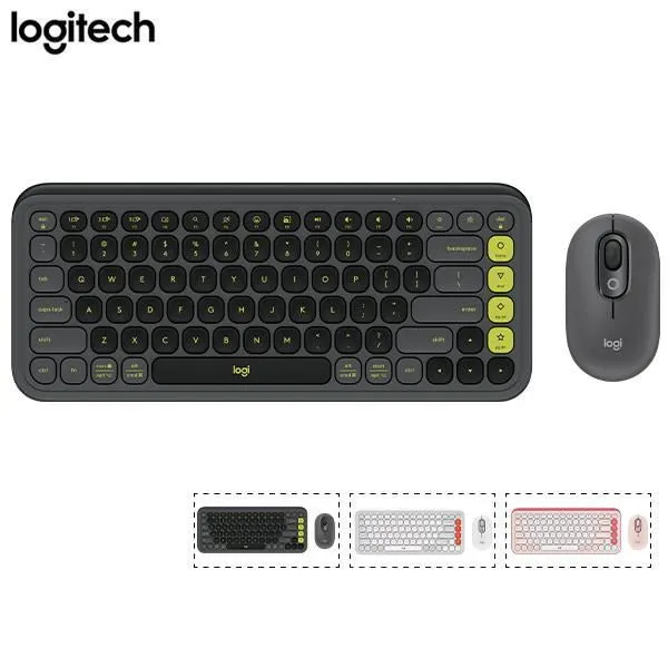 Bộ Bàn Phím Chuột Bluetooth Logitech Pop Icon