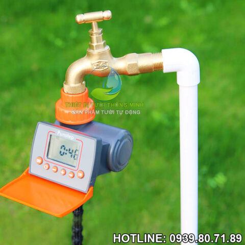 Máy hẹn giờ tưới nước tự động dùng pin tiện lợi