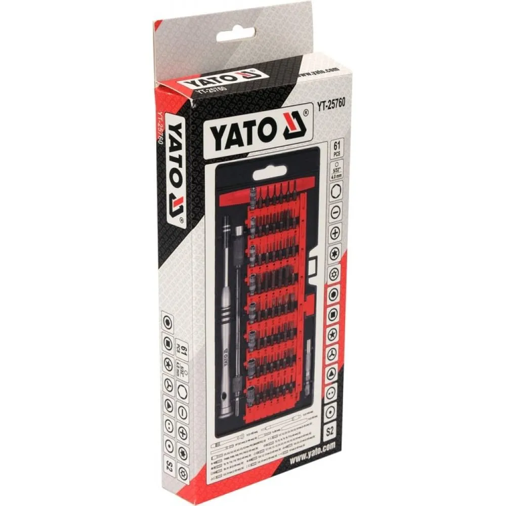 Bộ tua vít mở điện thoại Yato YT-25760 Ba Lan giúp tăng hiệu quả và chất lượng sửa chữa