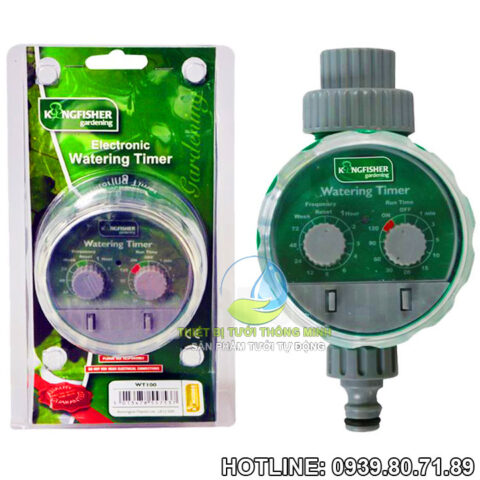 Đồng hồ hẹn giờ tưới cây tự động dùng pin, dễ lắp đặt