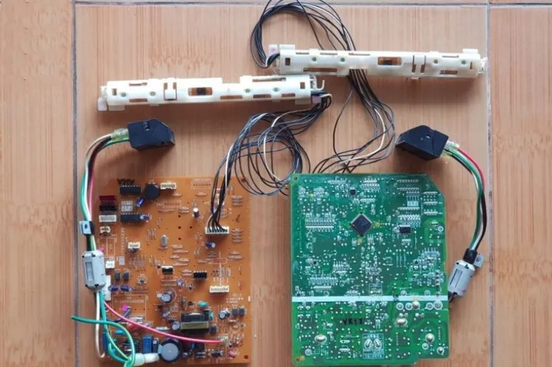 Board mạch nhận tín hiệu của dàn lạnh máy lạnh Casper bị hỏng, ảnh hưởng đến cách sửa remote máy lạnh Casper
