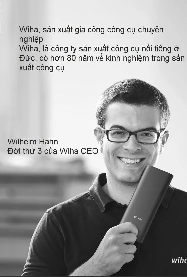 Hộp đựng bộ tua vít đa năng xiaomi mijia wiha màu xám sang trọng