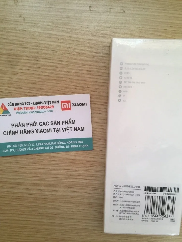 Mô tả các loại đầu vít trong bộ tua vít đa năng xiaomi mijia wiha