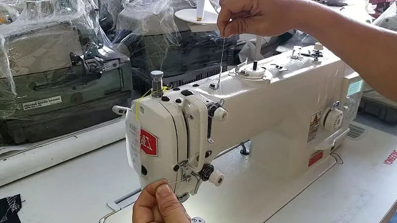 Các bạn cần đánh suốt chỉ thật đều theo đúng hướng dẫn