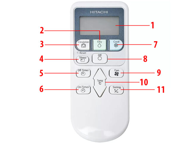 Cách Sử Dụng Remote Máy Lạnh Hitachi Hiệu Quả Từ A Đến Z
