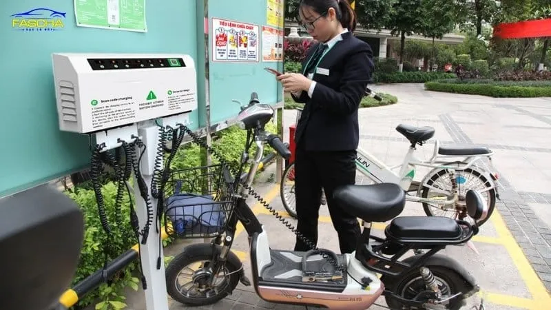 Các loại hình trạm sạc xe máy điện phổ biến