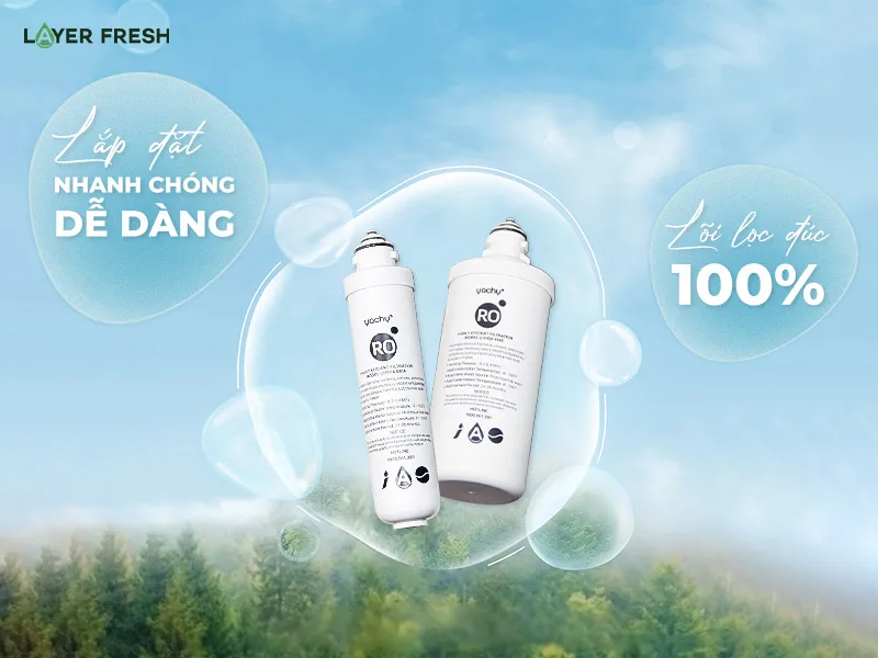 Các loại lõi lọc nước đang có mặt trên thị trường hiện nay