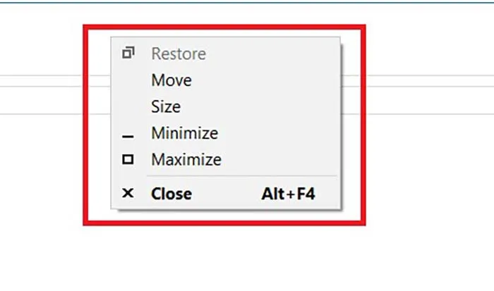 Thao tác chuột để điều chỉnh kích thước và mở full màn hình máy tính