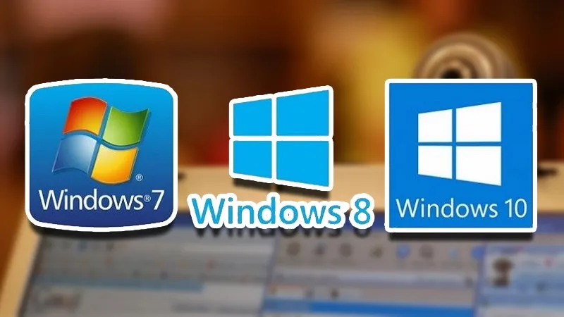 Màn hình laptop hiển thị giao diện người dùng trên máy tính Win 8.1, minh họa các tác vụ máy tính