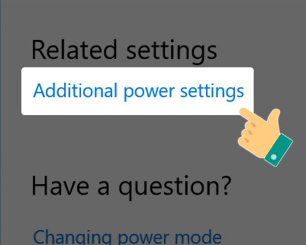 Truy cập Additional Power Settings từ cửa sổ Power Options, cài đặt quan trọng cho cách để máy tính thoát khỏi chế độ ngủ