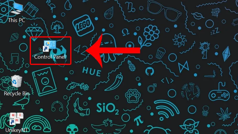 Truy cập Control Panel để quản lý cài đặt hệ thống