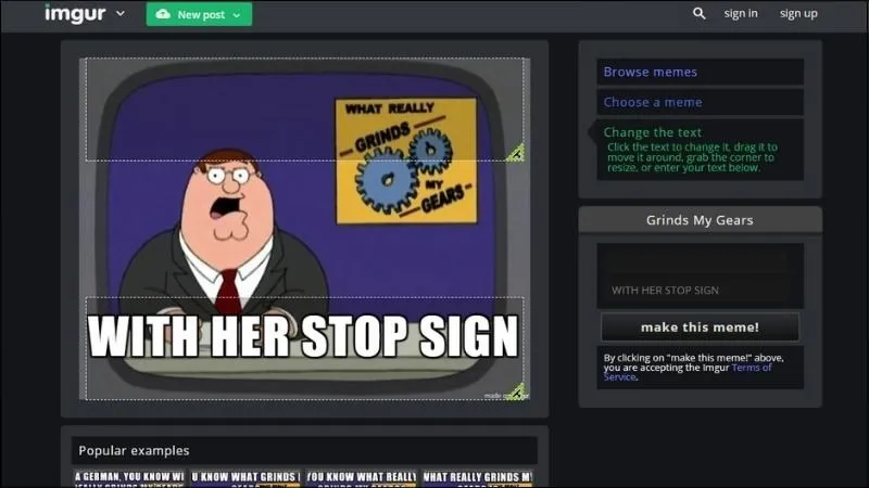 Nền tảng Imgur cung cấp công cụ chế ảnh trên máy tính an toàn và tiện lợi cho người dùng