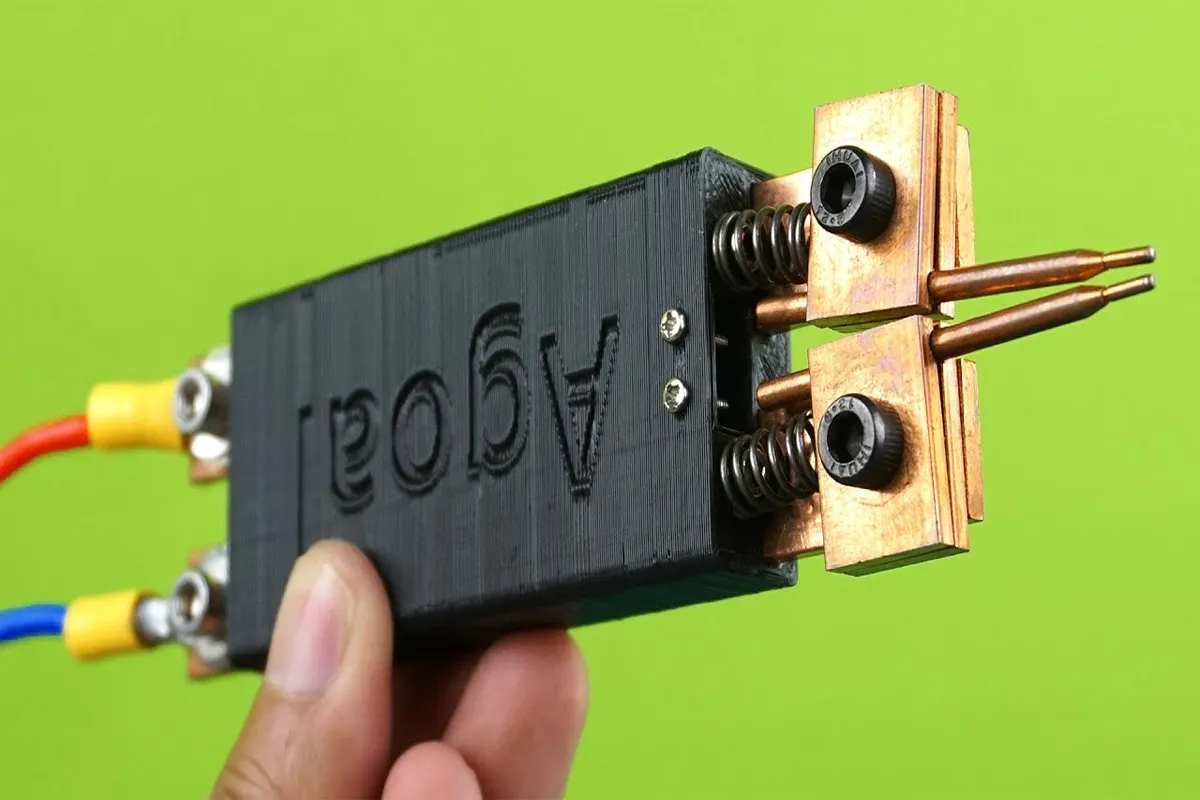 Chi tiết cách chế máy hàn cell pin từ các linh kiện sẵn có