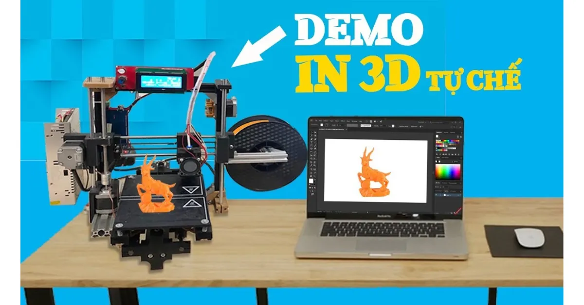 Hệ khung đỡ máy in 3D giúp định hình và ổn định cấu trúc máy