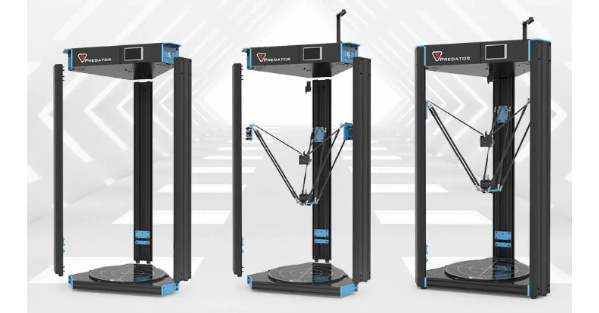 Hệ truyền động của máy in 3D bao gồm động cơ, dây đai và thanh trượt