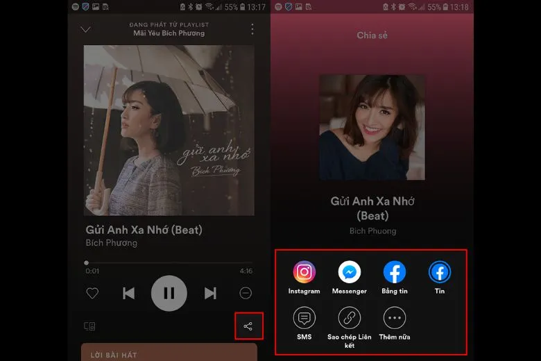 Hướng dẫn chia sẻ liên kết bài hát trên Spotify, tối ưu khả năng lan tỏa âm nhạc khi sử dụng Spotify trên máy tính.