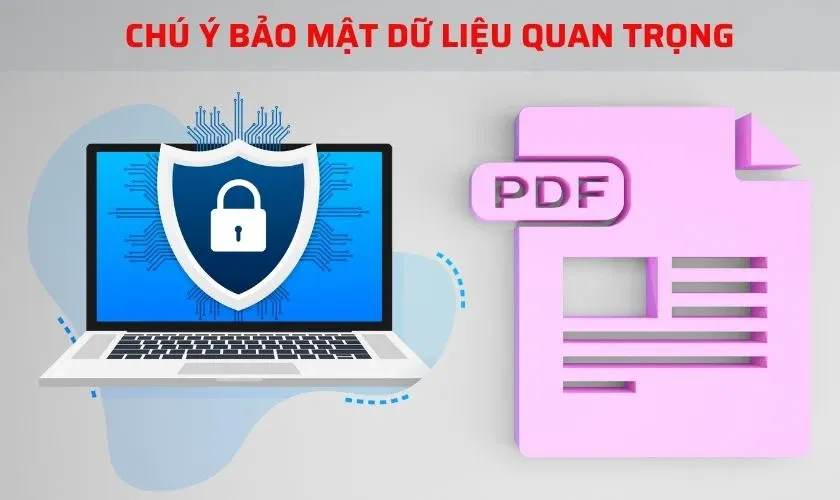 Những lưu ý quan trọng để chỉnh sửa file PDF trên máy tính một cách an toàn và hiệu quả