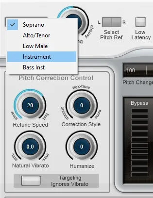 Thiết lập Input Type trong chế độ Auto Mode của Auto Tune trên máy tính