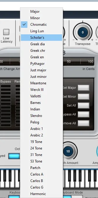 Thiết lập Scale để tạo Key bài hát khi sử dụng Auto Tune trên máy tính