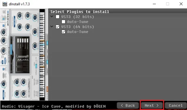Lựa chọn phiên bản Auto Tune 32-bit hoặc 64-bit cho máy tính