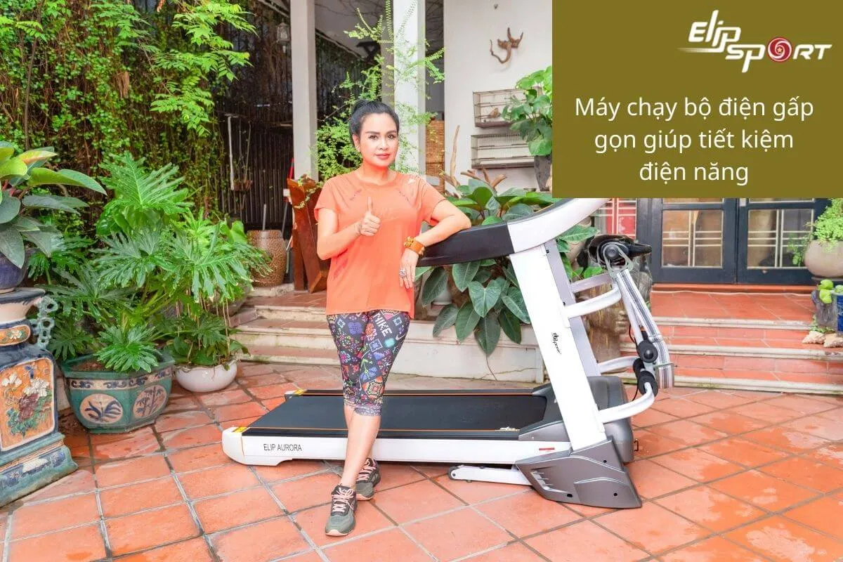 Máy chạy bộ gấp gọn giúp tiết kiệm diện tích và dễ dàng di chuyển, một ưu điểm nổi bật của loại máy tập này khi tìm hiểu allintitle:cách tháo lắp máy chạy bộ.