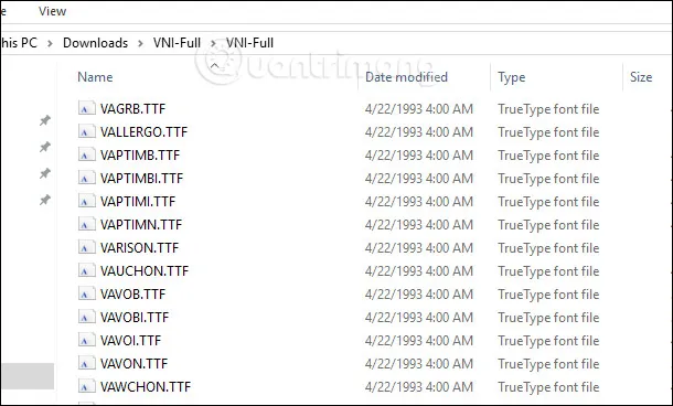Cài đặt thêm bộ font chữ để tăng tính thẩm mỹ khi sử dụng máy tính đánh văn bản