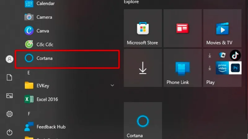 Truy cập menu Start để tìm kiếm hoặc chạy cài đặt game Đế Chế trên Win7