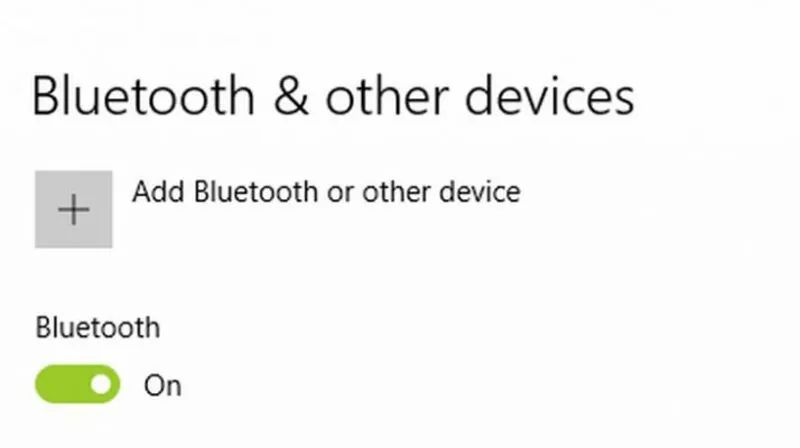 Chọn Add Bluetooth &amp; Other Devices để thêm thiết bị Bluetooth mới