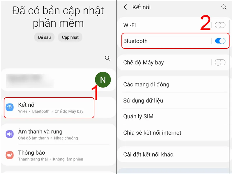Cài đặt Bluetooth trên điện thoại để kết nối tai nghe máy tính nhanh chóng