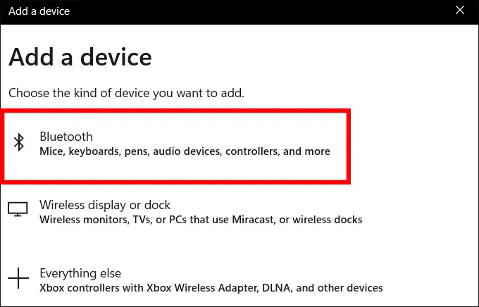 Quá trình tìm kiếm thiết bị Bluetooth đang diễn ra