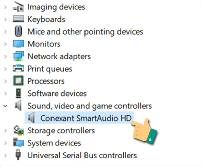 Hình ảnh minh họa gỡ bỏ driver âm thanh để khắc phục sự cố