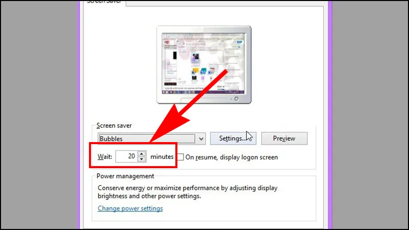 Cài đặt thời gian và kích hoạt yêu cầu mật khẩu cho Screen Saver