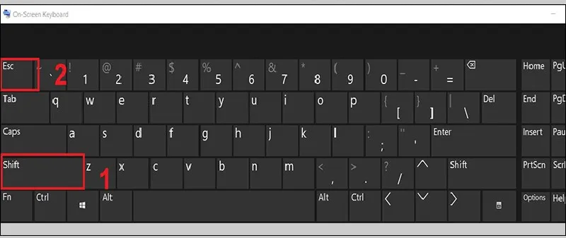 Sử dụng tổ hợp phím để mở khóa bàn phím máy tính nhanh chóng