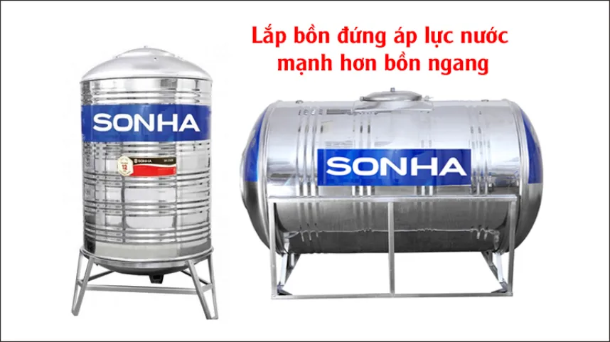 Lựa chọn vị trí và kiểu bồn nước phù hợp giúp tối ưu hóa hiệu quả khi áp dụng cách lắp bơm tăng áp tự ngắt trong hệ thống gia đình.