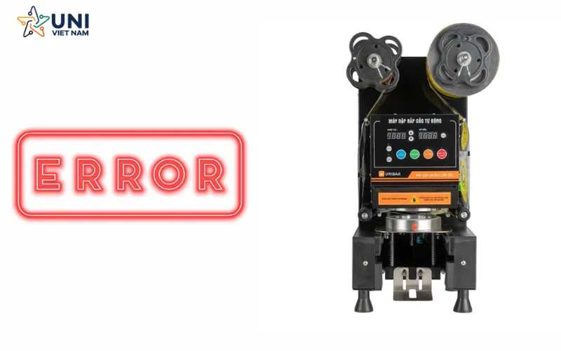 Máy dập cốc báo lỗi trong quá trình vận hành ảnh hưởng đến năng suất