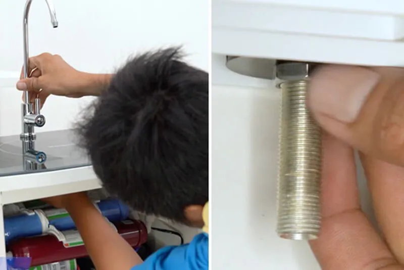 Cách lắp vòi lấy nước của máy lọc nước gia đình