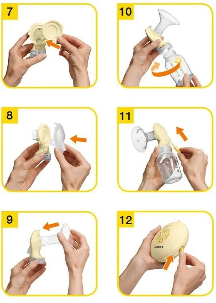 Cách lắp máy vắt sữa Medela Swing Maxi chuẩn