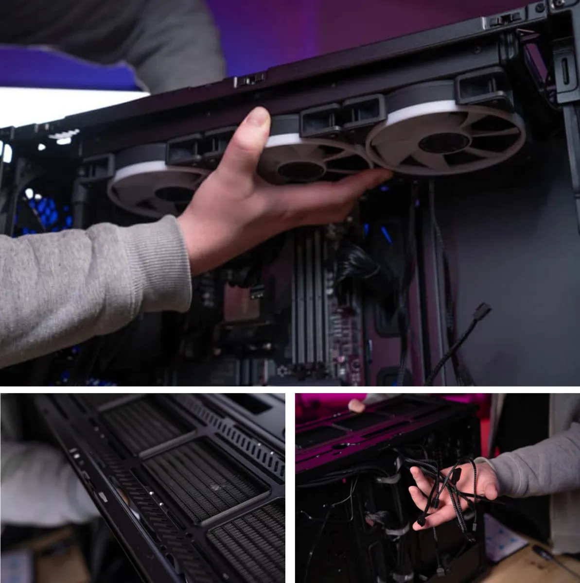 Tự lắp tản nhiệt nước AIO: Cài đặt radiator