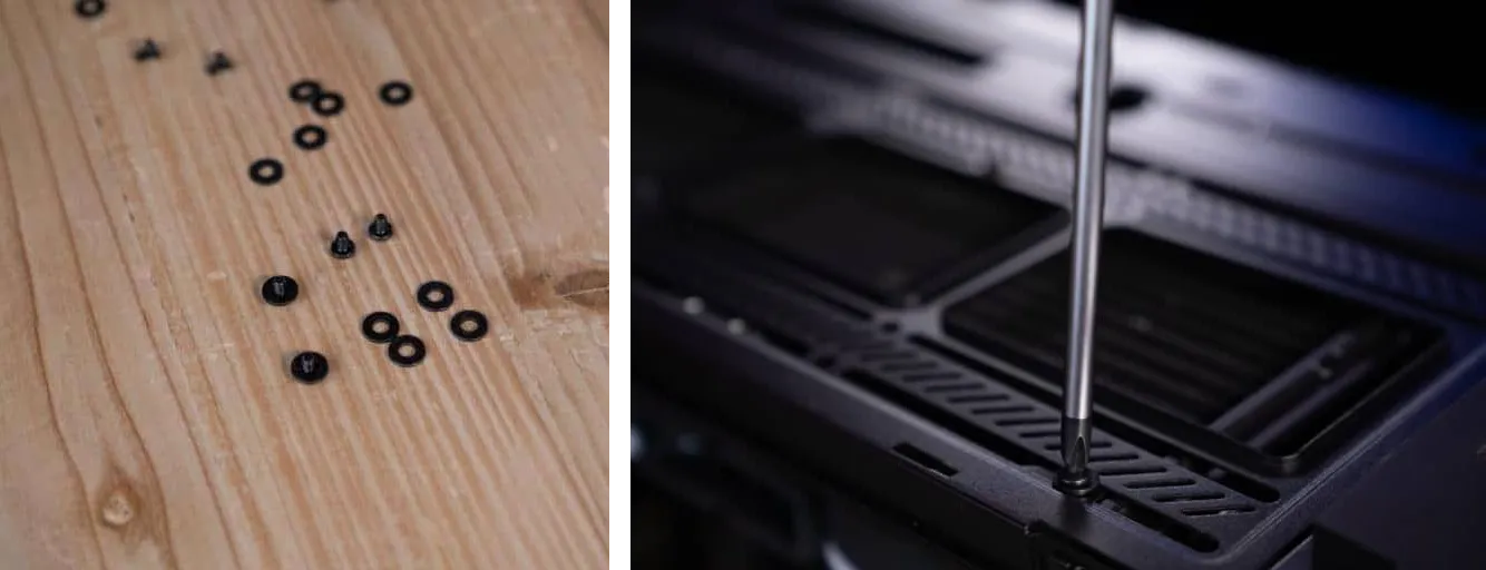 Tự lắp tản nhiệt nước AIO: Vặn ốc radiator