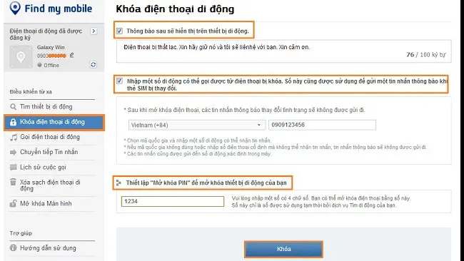 Cách mở máy Android khi quên mật khẩu bằng tính năng Find My Mobile