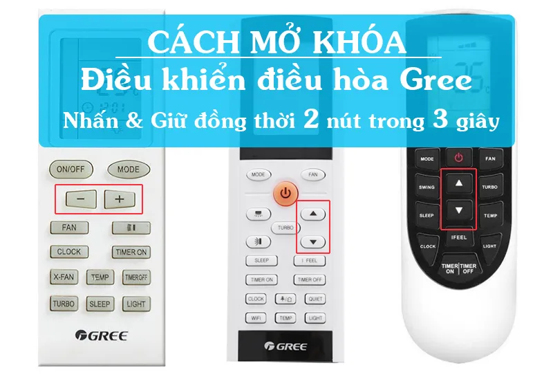 Cách Mở Khoá Máy Lạnh Gree Nhanh Chóng và Hiệu Quả