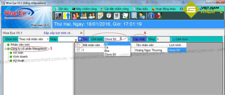 Hướng dẫn xếp lịch trình làm việc chi tiết