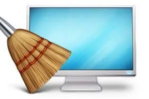 Biểu tượng dọn dẹp hệ thống để tối ưu hiệu suất máy tính AOC