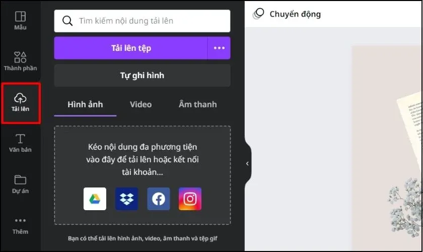 cách sử dụng canva trên máy tính để tải nội dung
