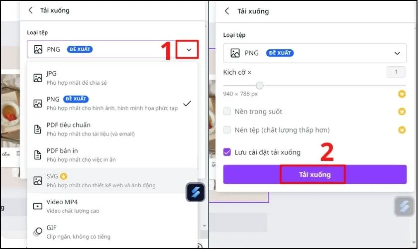 cách sử dụng canva trên máy tính và định dạng tệp